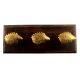 Golden Hedgehog Aluminium Wooden Hook